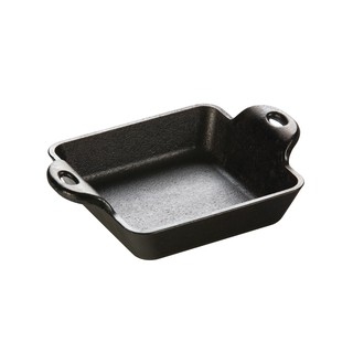 Lodge Cast Iron Square Mini Pan กระทะสี่เหลี่ยมจตุรัสสองหู 0.3 ลิตร (12 cm) HMSS