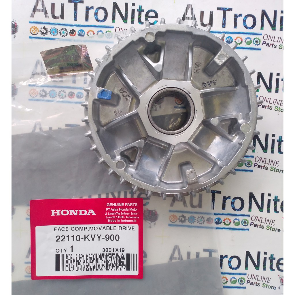 Pulley House Roller Face Comp ไดรฟ์ที่สามารถเคลื่อนย้าย 22110-KVY-900 Original Honda Beat Spacy Scoo