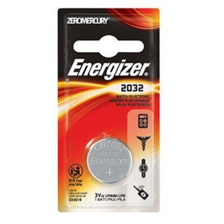 Energizer CR-2032 ถ่านกระดุม ลิเธี่ยม กำลังไฟ 3 โวลต์ จำนวน 1 ก้อน 12529