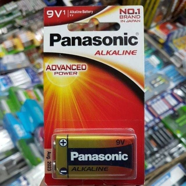ถ่าน Panasonic 9V Alkaline 6LR61T/1B จำนวน1ก้อน ของใหม่ ของแท้