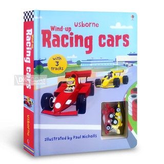 DKTODAY หนังสือ USBORNE WIND-UP BOOKS :RACING CARS