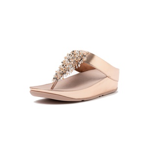 FITFLOP รองเท้าลำลองผู้หญิง RUMBA BEADED รุ่น DR7-323 สี PINK รองเท้าผู้หญิง