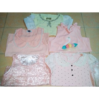 เสื้อมือ2 เสื้อครอป👍29฿ สภาพดี
