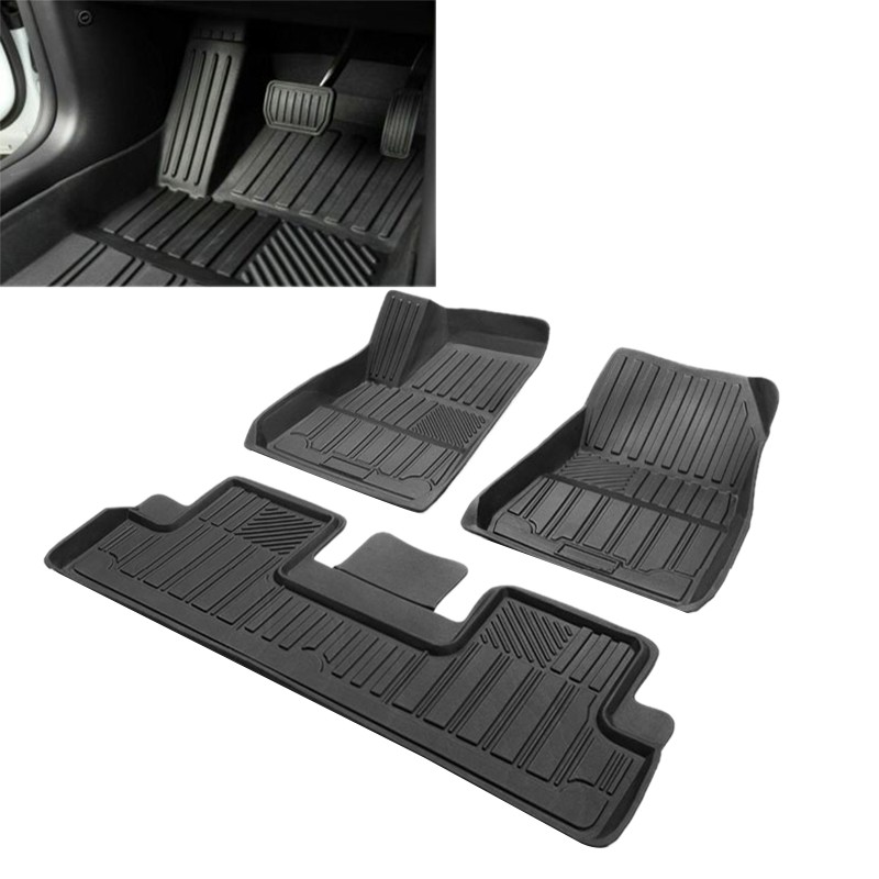 For Tesla Model 3 All Weather Waterproof Floor Mats Car Tpe