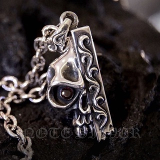 จี้เงินแท้ กะโหลกซ่อนแอบ Sterling Silver 925 NSPD1053