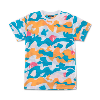 SLUM LTD - PINK DOLPHIN GHOST CAMO TOP White