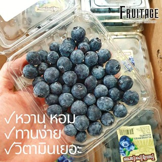 บลูเบอรี่นำเข้า Blueberry (USA/NZL/Peru/Chile) (1แพค) ~ลดพิเศษ~ Premium ที่สุดของบลูเบอร์รี่ บลูเบอรี่สด บลูเบอร์รี่สด