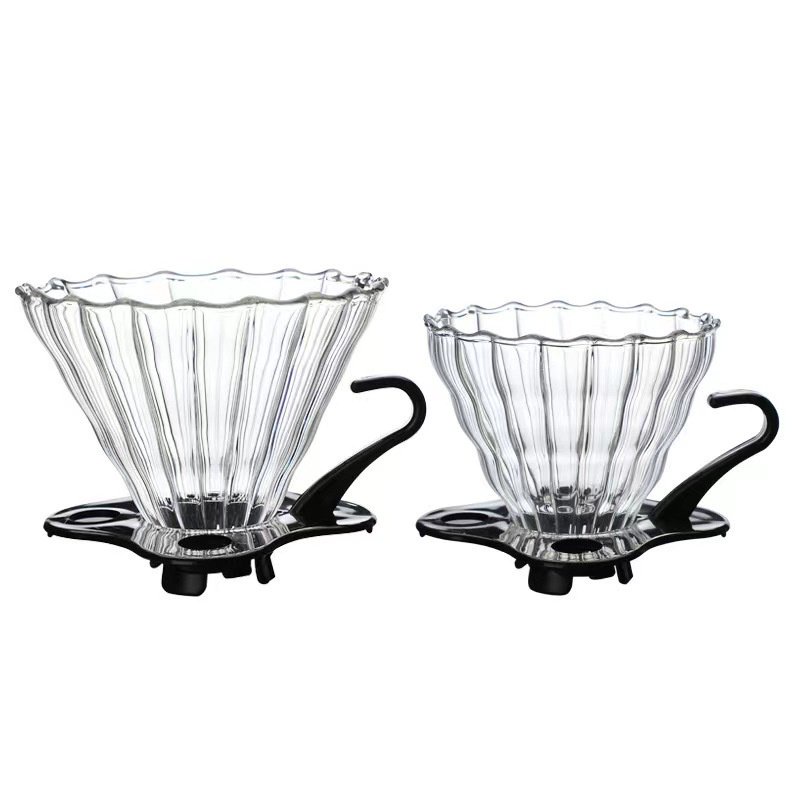 Plastic Dripper ดริปเปอร์ พลาสติก V60 กรวยดริปกาแฟ 1-2 ถ้วย/1-4 ถ้วย V60 R6TS ราคา ถูกที่สุด ดีลบีเคเค แกลเลอรีภาพที่ 2