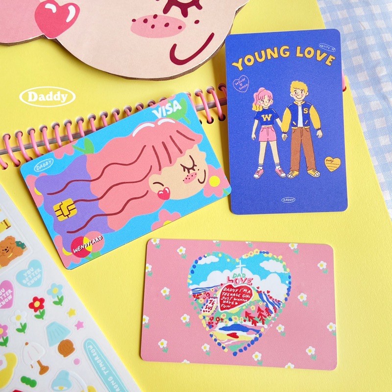 DADDY | Cover Card Sticker Set1
