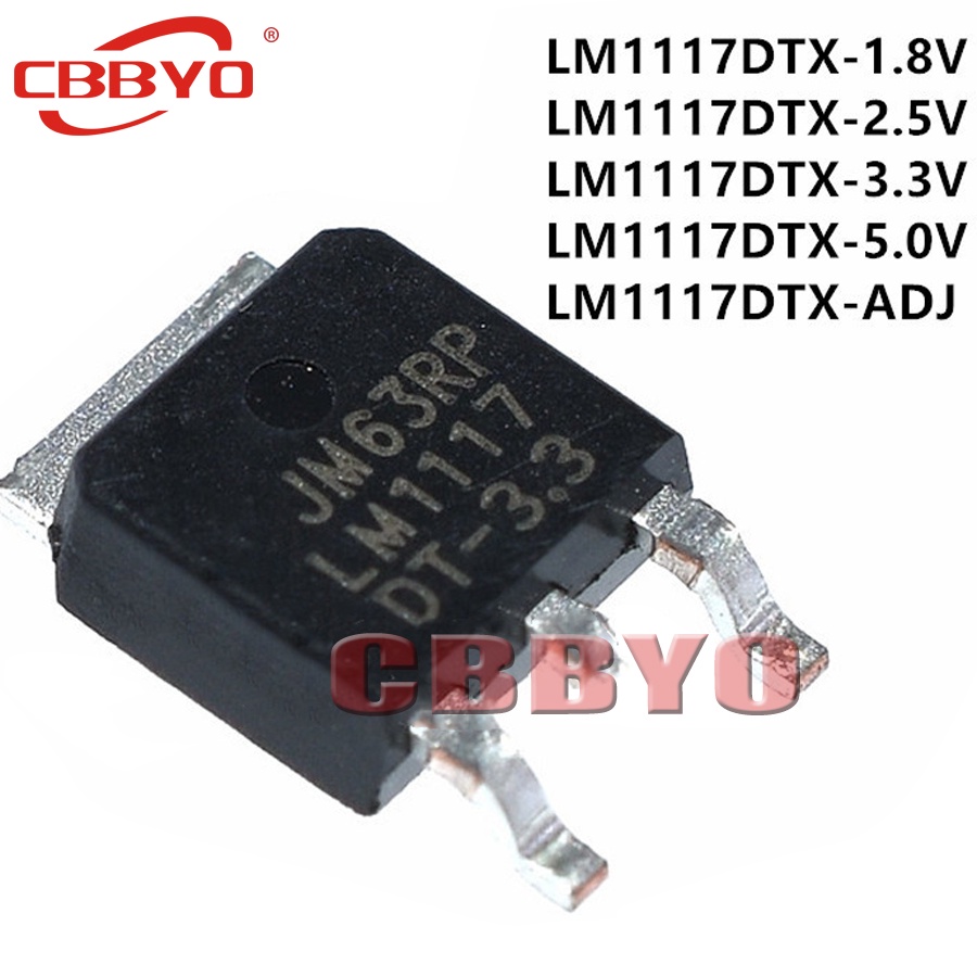 10pcs LM1117DT-3.3 TO252 LM1117-3.3 LM1117DT TO-252 LM1117DT-1.8 LM1117DT-2.5 Lm117dt-5.0 ยี่ห้อใหม่
