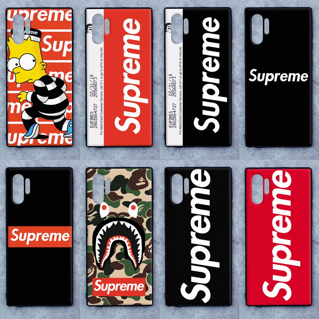 เคส Samsung Note 10 plus ลายสุพรีม ขอบนิ่มหลังแข็ง เคสมือถือ เคสโทรศัพท์ Case เคส TPU ขอบนิ่มหลังแข็ง ไม่ขูดตัวเครื่อง