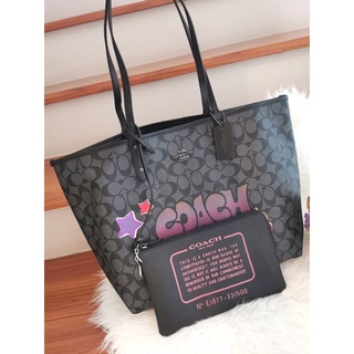 New Coach 31500 tote กลับด้าน