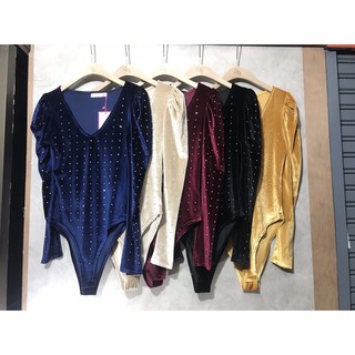 บอดี้สูท DIAMOND VELVET BODYSUIT