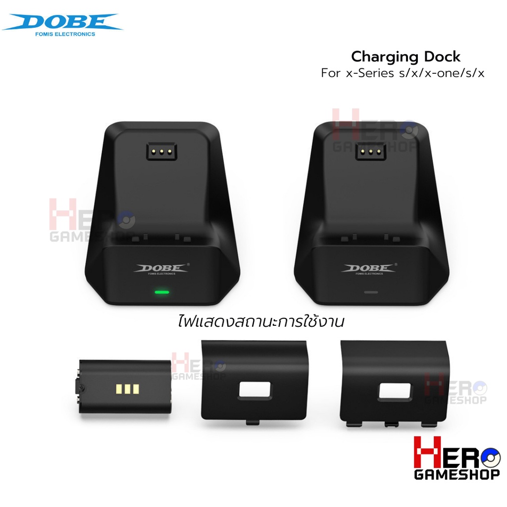 [Dobe] Charging Dockแบตเตอรี่ 1200mAh 🇹🇭พร้อมส่งในไทย🇹🇭 พร้อมแท่นชาร์จจอย แท้ จอย Xbox One/ Xbox Series S/ Xbox Series X