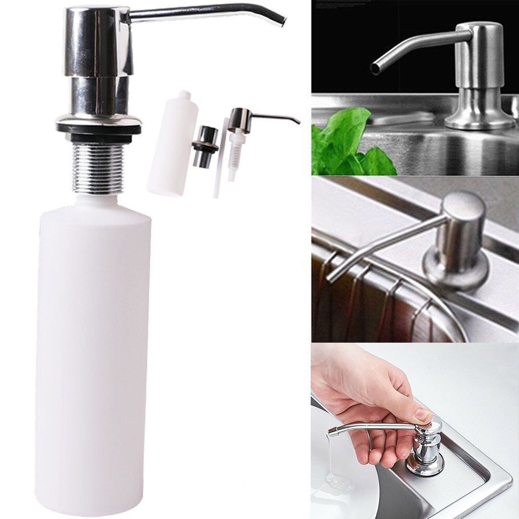 Babynitth300ML Countertop Liquid Hand Pump Replacement Kitchen Sink Soap Dispenser Shopee Thailand