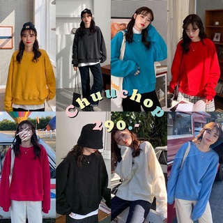 CHUUCHOP_พร้อมส่ง(C6179)💓✨☃️Febuary sweater เสื้อสเวตเตอร์แขนยาว มี8สี