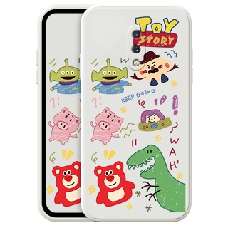 เคสโทรศัพท์มือถือ ลายการ์ตูน Toy Story น่ารัก สําหรับ OnePlus 8T 8 Pro 7 7T Pro 9 9 Pro One Plus Phone Casing  Silicon Fashion Camera Lens Protector Full Cover simple Liquid silicone Cases