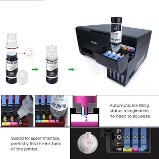 Refill Ink หมึก Epson 003 For L3110 L3210 L3150 L3250 L5190 ผลิตจากญี่ปุ่น คุณภาพด QYSX