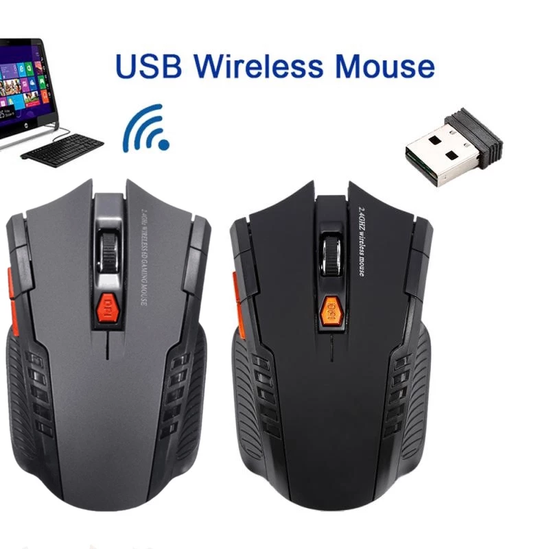 เมาส์เกมมิ่งไร้สาย 2.4GHZ เมาส์ออปติคัลไร้สาย บลูทูธ แบบเงีย คอมพิวเตอร์ตั้งโต๊ะ/แล็ปท็อป ใช้ได้