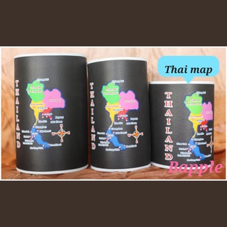 ปลอกเก็บความเย็นเครื่องดื่ม สกรีนลายแผนที่ไทย  Thailand map