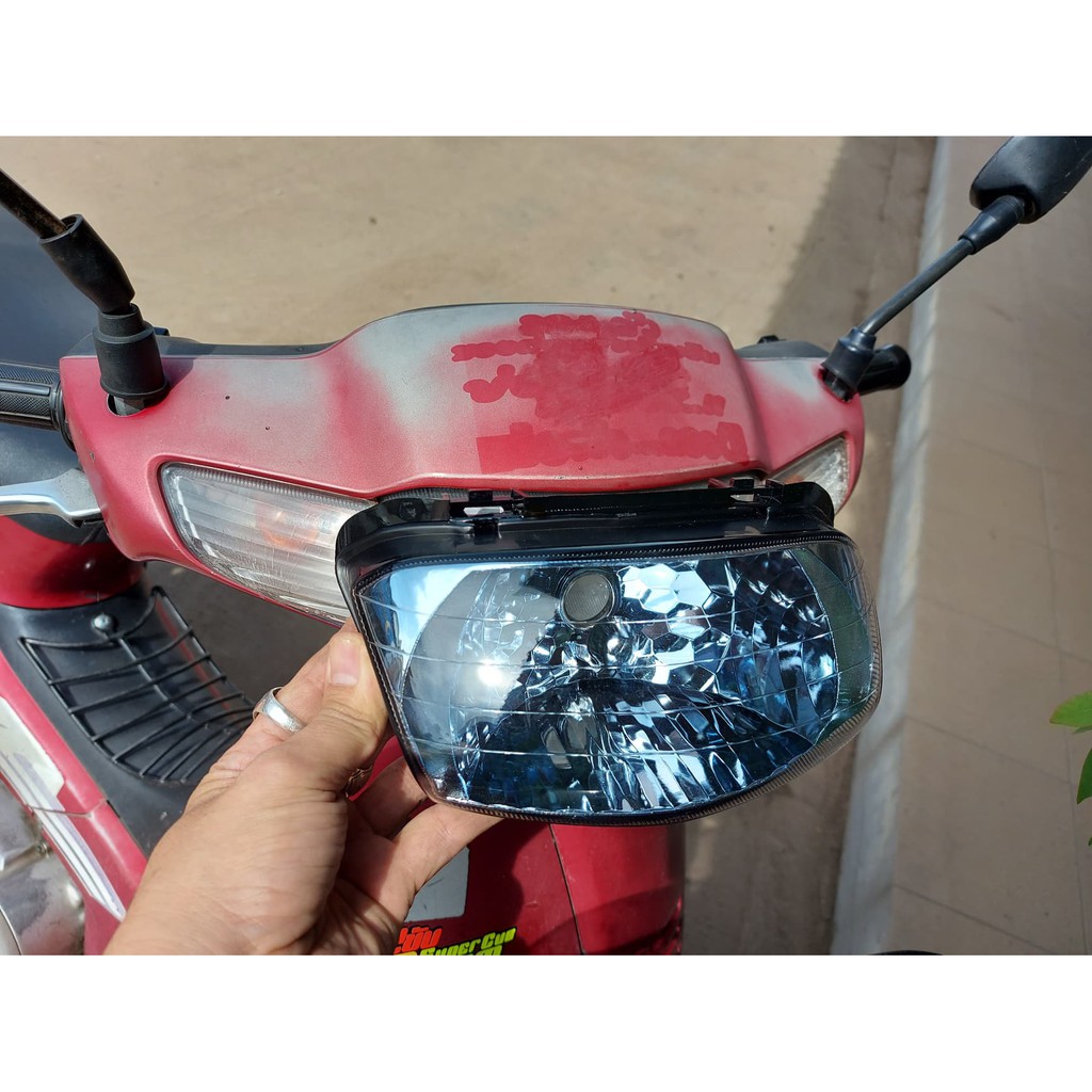 โคมไฟหน้า HONDADREAM EXCESS C100P ดรีม99 ดรีม เอ็กเซล ปี 1999-2001ไฟหน้า เลนฟ้าตราเพรช ใช้วัสดุเกรดเอช่วยให้ไฟส่องสว่าง - รูปที่ 3