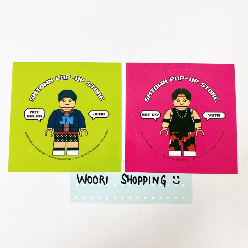 NCT SMTOWN Giftshop Pop Up Store สติ๊กเกอร์เลโก้อย่างเป็นทางการ