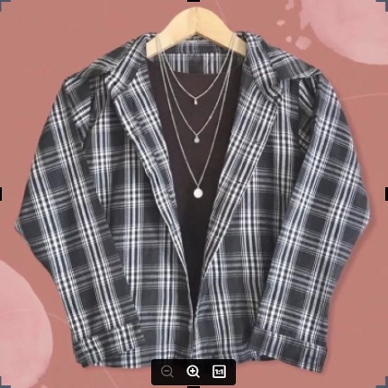 KEMEJA TARTAN SHIRT SHIRT SHIRT / เสื้อเชิ้ตผู้หญิง FEBRIC / KEM GULEN CHELSEA FLANEL SHIRT