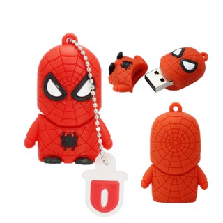 Alta velocidad หน่วยความจํา USB 2tb ลายการ์ตูนซุปเปอร์ฮีโร่ 8GB 64GB 32 16GB Iron Man Batman American Captain pendrive 128GB PEN Drive