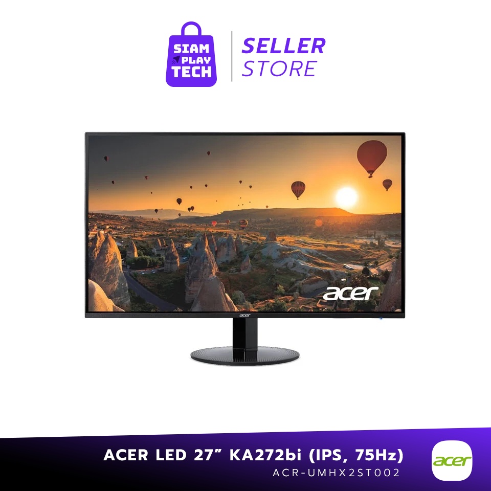 ACER LED Monitor KA272bi - 27"/VA/75Hz/1ms (หน้าจอคอมพิวเตอร์)