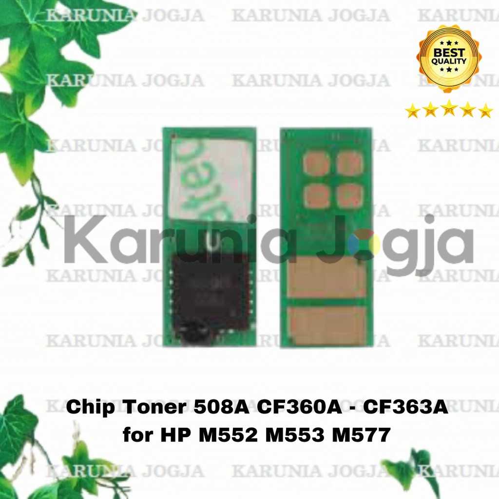 ชิปโทนเนอร์ 508A CF360A CF361A CF362A CF363A สําหรับ Laserjet M552 M553 M577