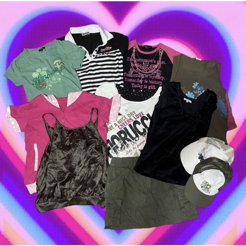เสื้อผ้า y2k มือสอง🧿 90’s kids💄🩻