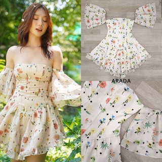 เดรสเกาะอก เปิดไหล่ Label :: #ARADA
