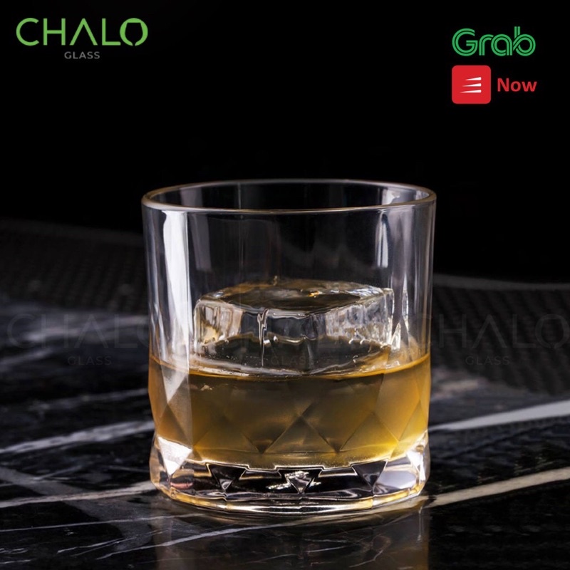 ( ถ้วยแก้วเพชร OCEAN )connexion double [Rock 350ml -p2807 ](ชุด 6 ธรรมดาไม่มีพิมพ์ )