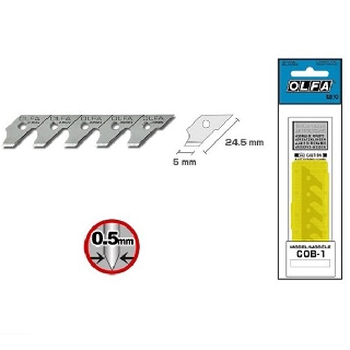 OLFA ใบมีดคัตเตอร์ COB-1 สำหรับคัตเตอร์วงเวียนตัดวงกลม รุ่น CMP-1, CMP-1/DX