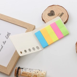 🌈กระดาษโน๊ตกาวในตัว Sticky Note กระดาษบันทึกข้อความแบบพับ 5แถวปกขาว✔️พร้อมส่ง กระดาษโน๊ต จดบันทึก
