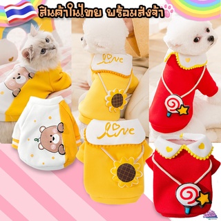 พร้อมส่ง เสื้อสุนัข เสื้อแมว หมี กระต่าย คุณหนูน่ารัก ราคาถูก ร้านคนไทย ส่งจากไทย ส่งของทุกวัน ส่งไวมาก เสื้อสัตว์เลี้ยง