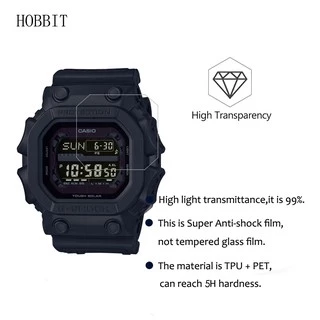 ฟิล์มกันรอยหน้าจอนาฬิกาข้อมือ แบบใส สําหรับ Casio G-Shock GX-56BB GX56BB Watch HD 3 ชิ้น