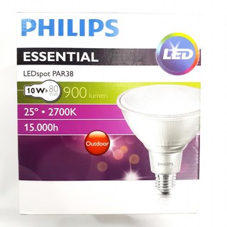 หลอดไฟPhilips Essential LEDSPOT PAR38 E27 10W 2700K แสงส้ม