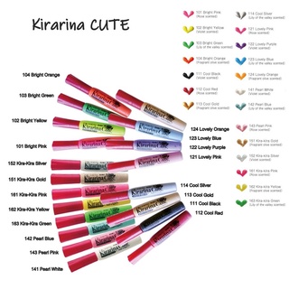 ปากกาสี คิรารินา คิวท์ ปากกาเจล (Kirarina Cute) ปากกาเขียนผ้า ปากกาเขียนพลาสติก ปากกาเขียนแก้ว ปากกาเขียนเซรามิก