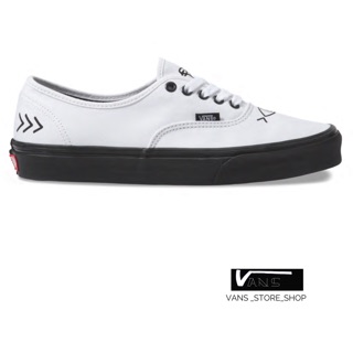 VANS AUTHENTIC X SHALLOWTREE WHITE BLACK SNEAKERS สินค้ามีประกันแท้