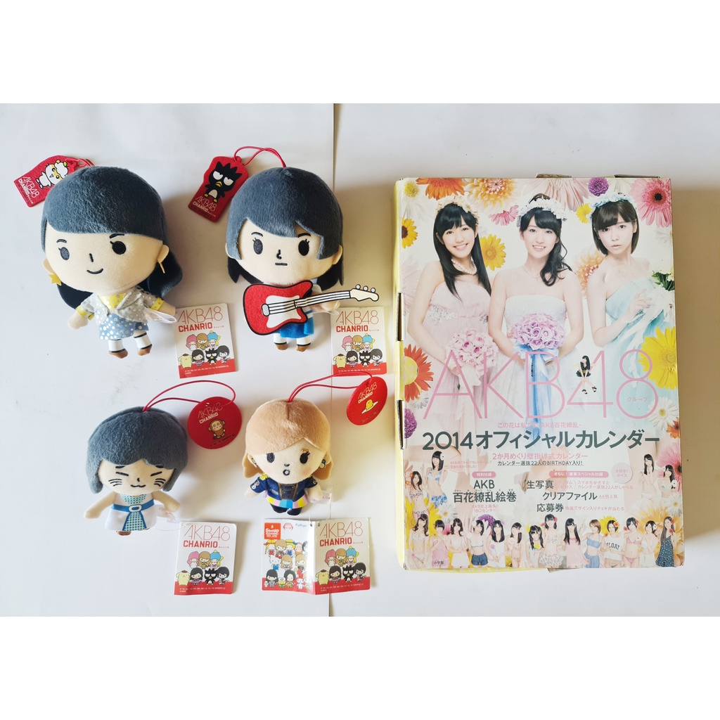 ของสะสม AKB 48 Plush Doll Chanrio / Collection set japnese Genuine x 5Anime Japan ลิขสิทธิ์แท้ japan