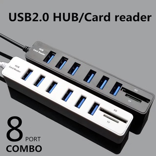 คอมพิวเตอร์ USB ขยาย HUB 2.0ฮับ usb2.0combo SD/TF Reader