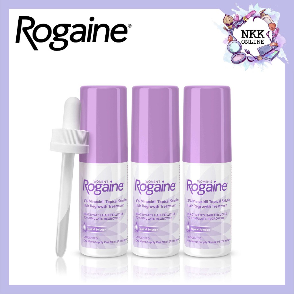 [EXP‼️02/2026] Women's Rogaine 2% Minoxidil Solution 60ml (3 Month Supply)