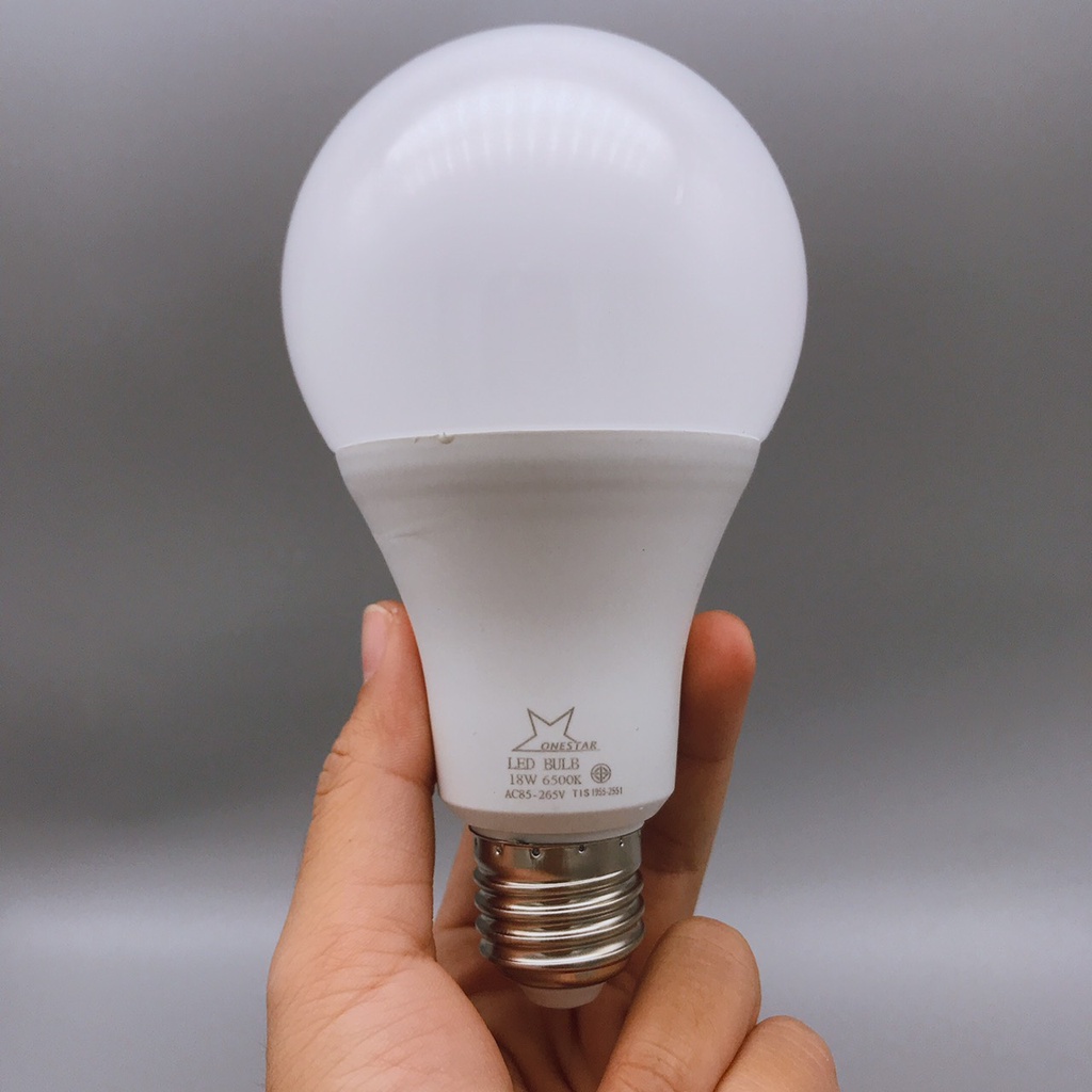 ลด30฿โค้ดINC4LEL4 หลอดไฟ หลอดประหยัด BULB LED ONESTAR 5W/9W/13W/15W/18W