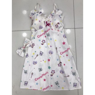 ชุดเซท2ชิ้น มีซิปหลัง+กิ๊บ ติดผม