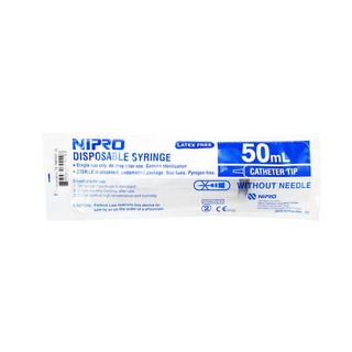 ไซริงค์ SYRINGE NIPRO 50 ML. 1 ชิ้น