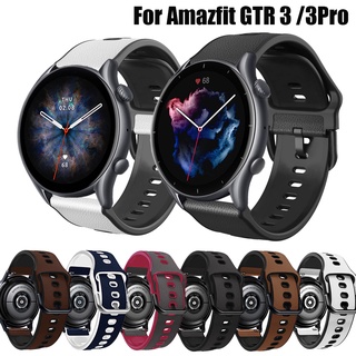 สายนาฬิกาข้อมือ แบบซิลิโคน สำหรับ Amazfit GTR 3 Pro GTR2 2e Amazfit GTS 3 2 2e 20, 22 มม.