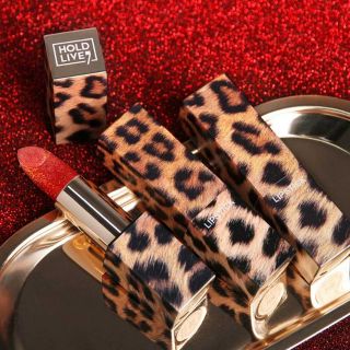 🔥ส่งฟรี J&amp;T เก็บเงินปลายทาง แท้/พร้อมส่ง HOLD LIVE LEOPARD TEXTURE  LIPSTICK