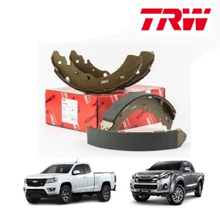 TRW ผ้าเบรกหลัง Isuzu Dmax Chevrolet Colorado Hilander ยกสูง 4wd ปี 2003-2012 ดรัมเบรก