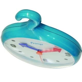 นาฬิกแขวน 7" ขอบพลาสติกสีฟ้า พลาสติกโค้งนูน รุ่น MV250 BLUE